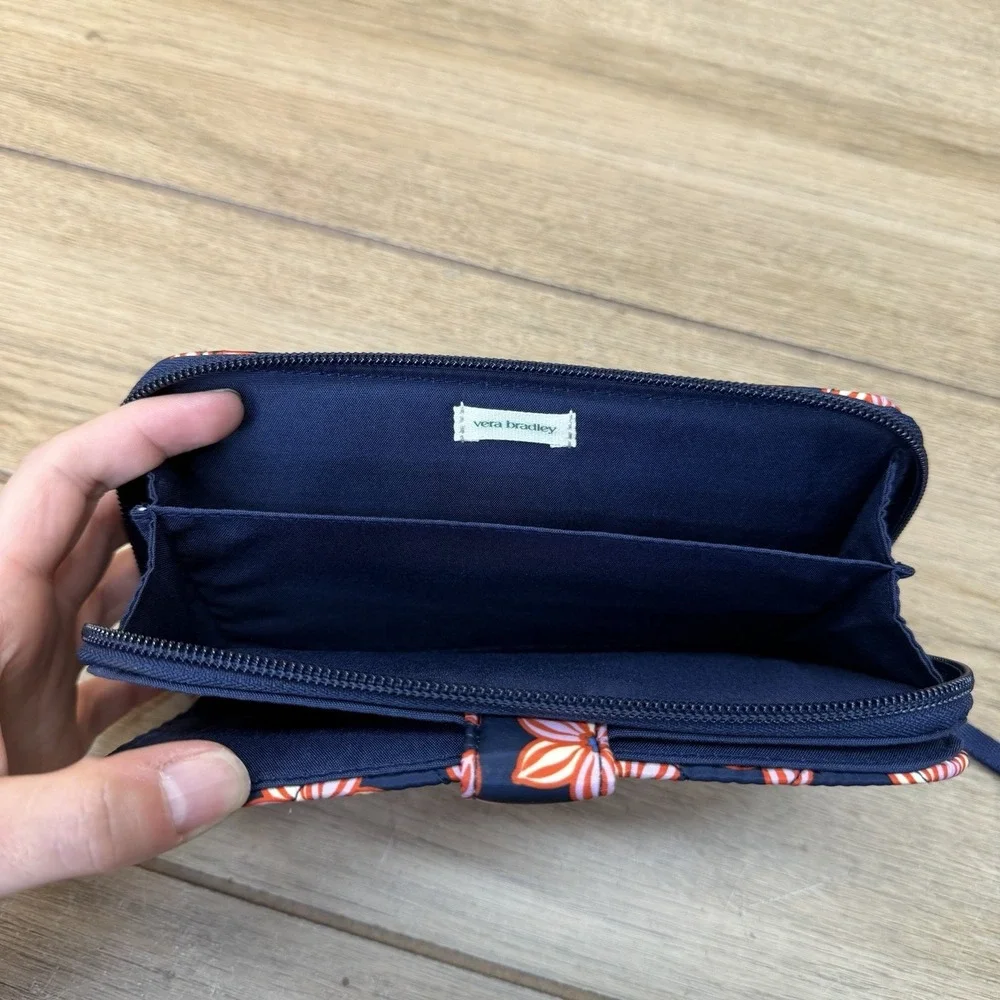 Vera Bradley Ultralight Essential Tab Wallet Floral Burst MSRP $89 ~ NWT